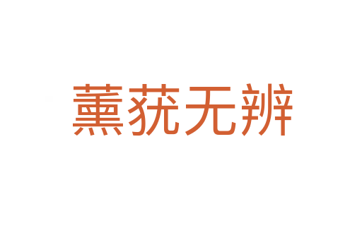 薰蕕無(wú)辨